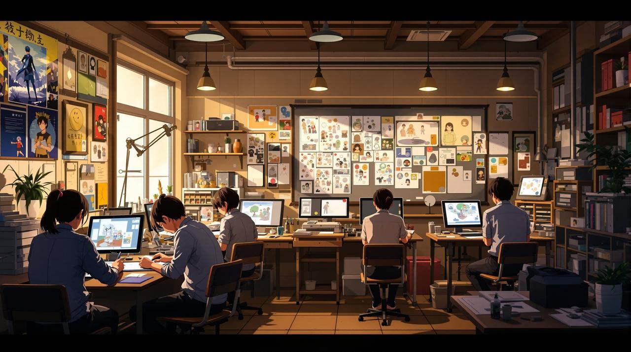 漫画 - 动画制作幕后：一部番剧从分镜到成片的星辰之旅