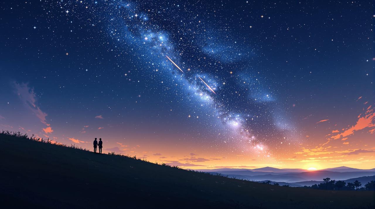 漫画精选专题 - 新海诚动画中的「星空」意象：从《你的名字。》到漫画的宇宙美学
